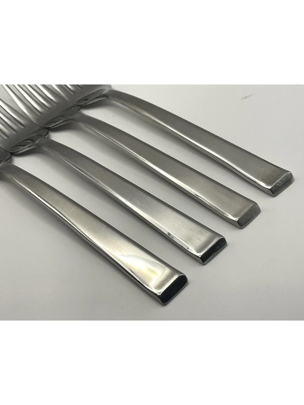 (4) Dansk MERIDIAN Stainless 18/10 China Dinner Fork Lot ~ 8 3/8”